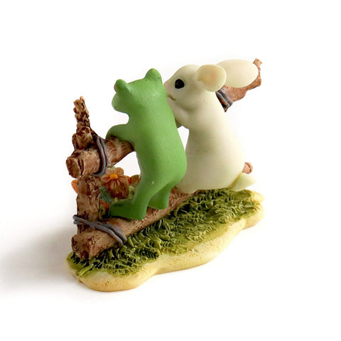 かえるのコポー 木柵でお喋りするウサギとカエル - ママイクコ ・公式通販サイト