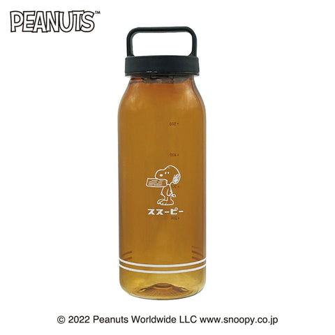 スヌーピー ミルク瓶型クリアボトル 620ml レトロ - ママイクコ ・公式通販サイト