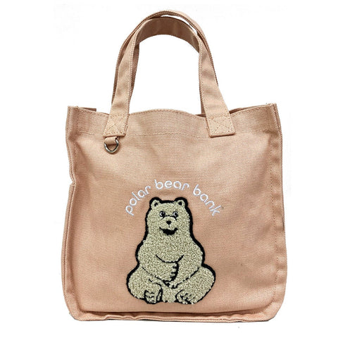 Polar Bear ポーラーベア サガラ刺繍ランチトート 全4色 - ママイクコ ・公式通販サイト